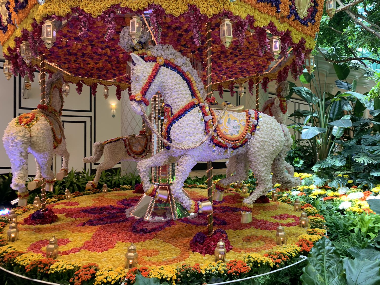 flower horse at the wynn hotel