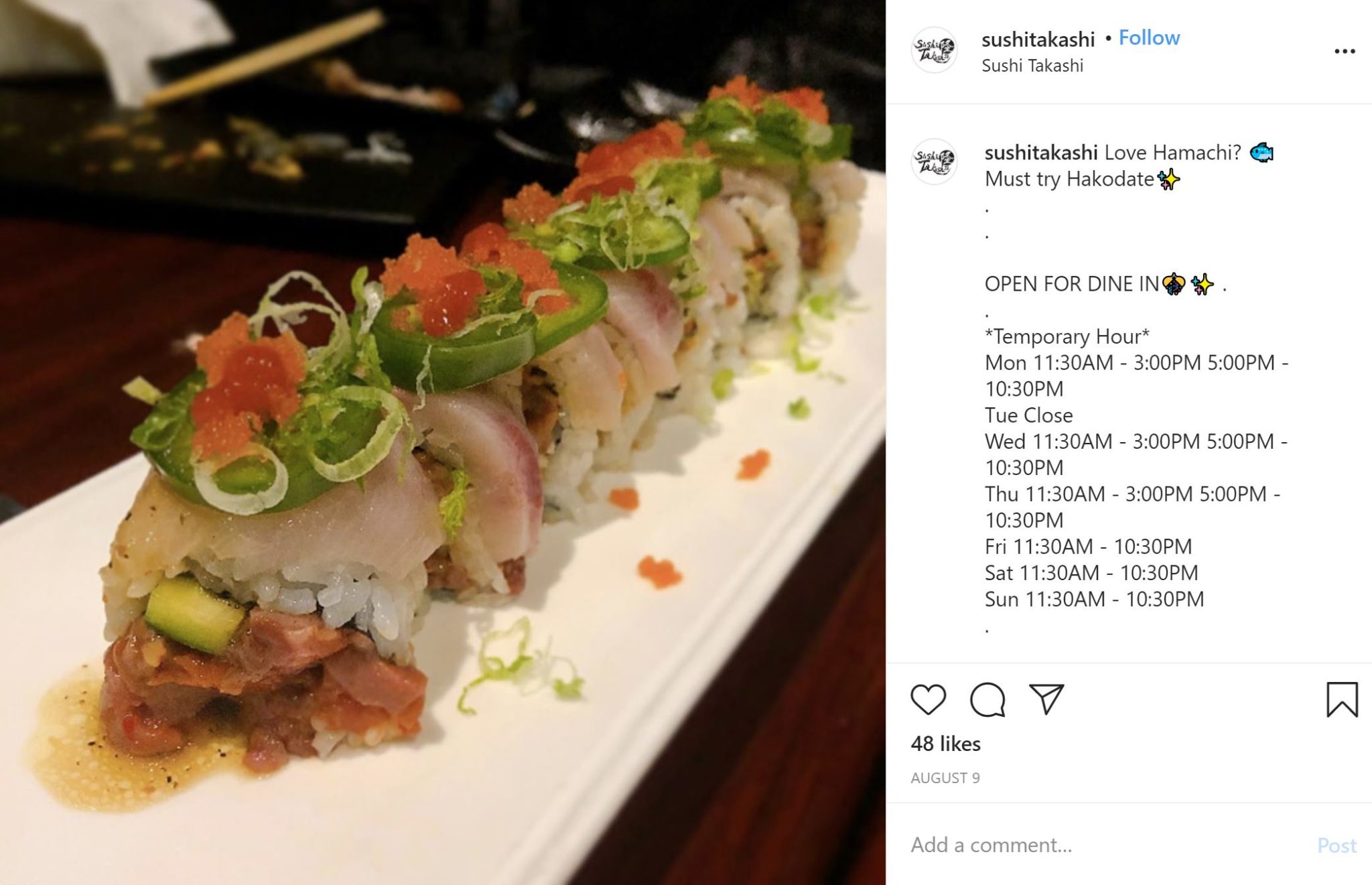 takashi sushi