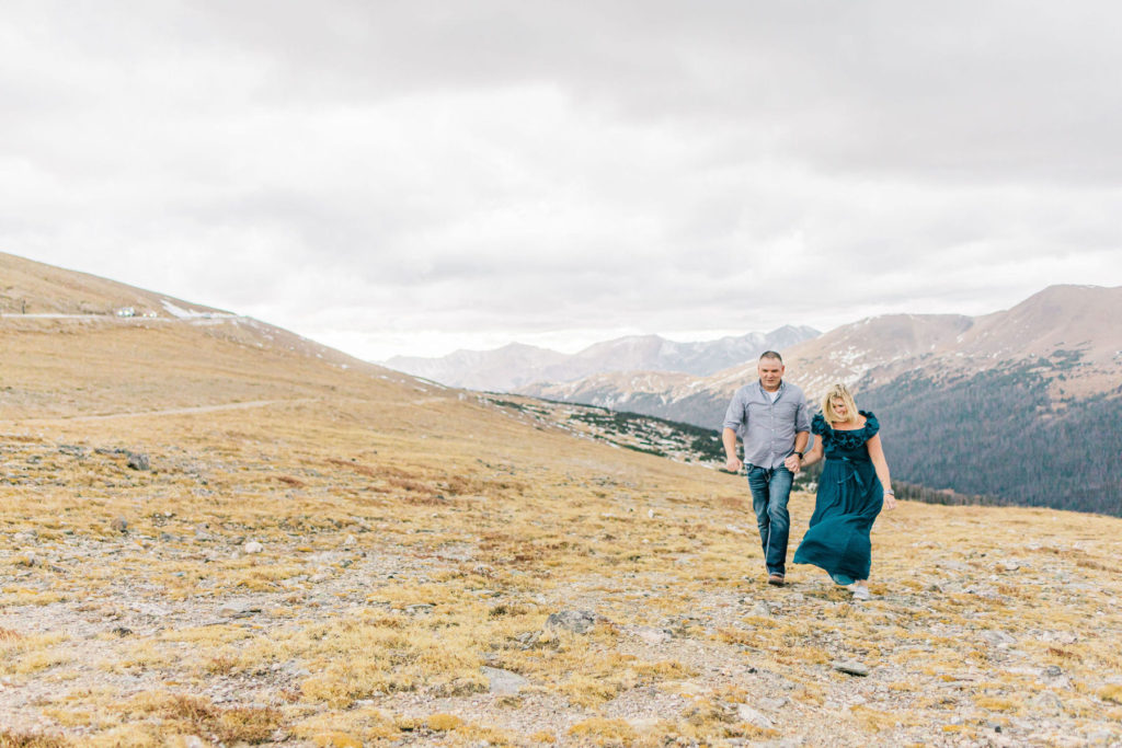 adventure couple in rocky mountain national park