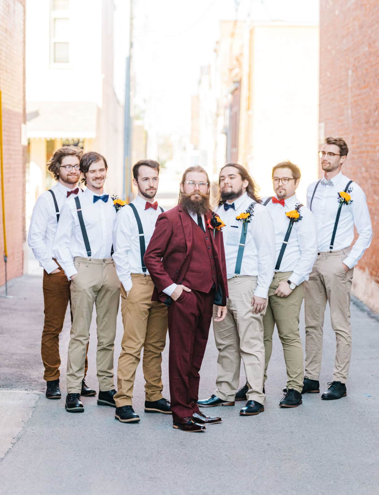 Vintage Halloween Wedding with Harry Potter Scarves and Wands