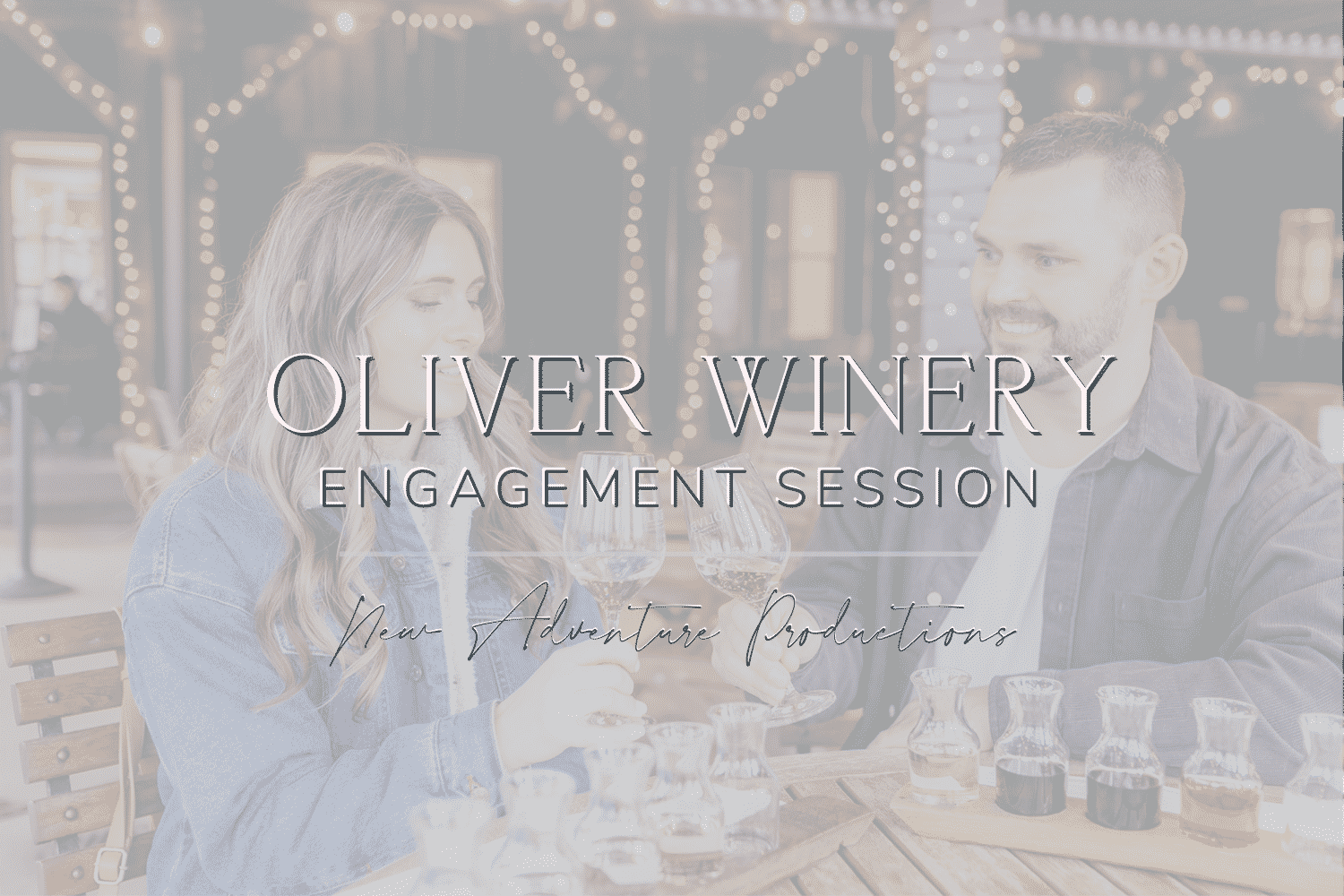 oliver winery engagement session