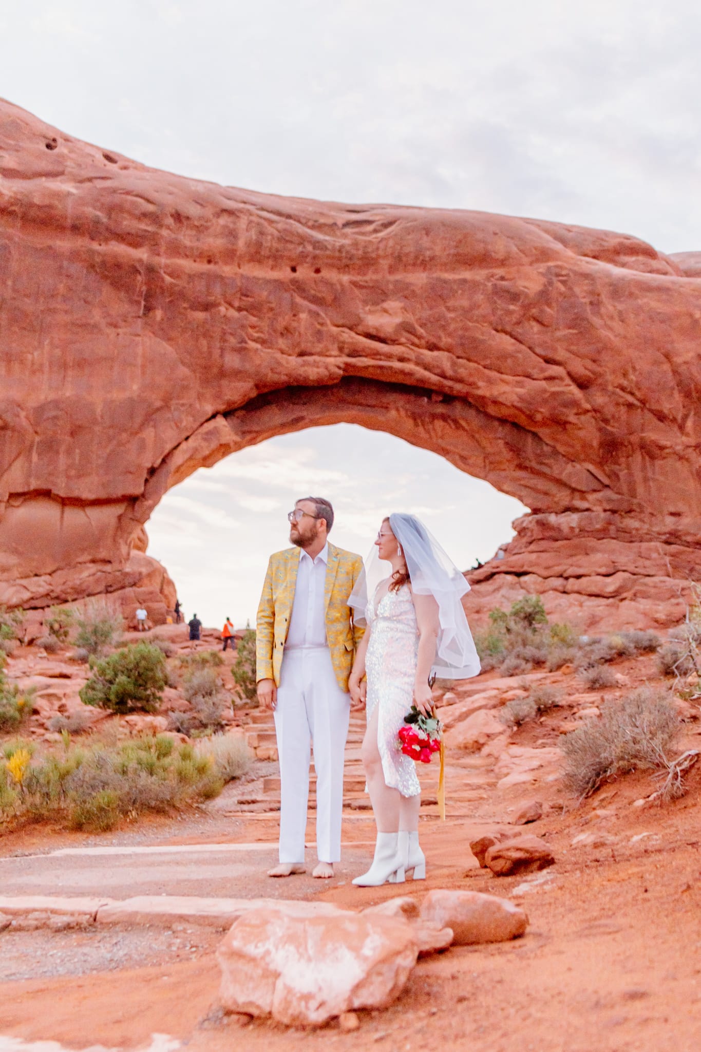 elopement at arches national park