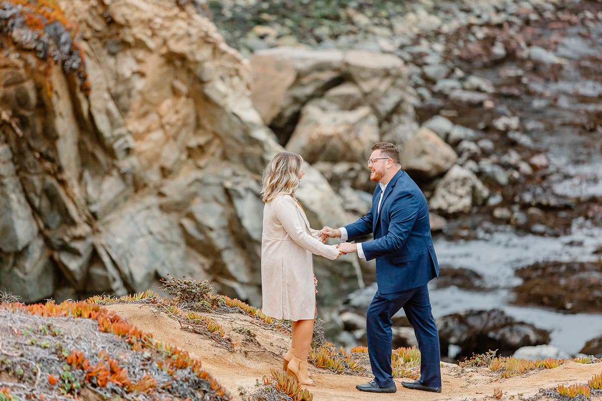 surprise wedding proposal in california