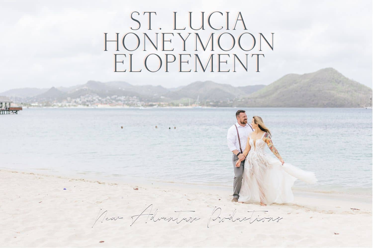 st lucia honeymoon elopement portraits