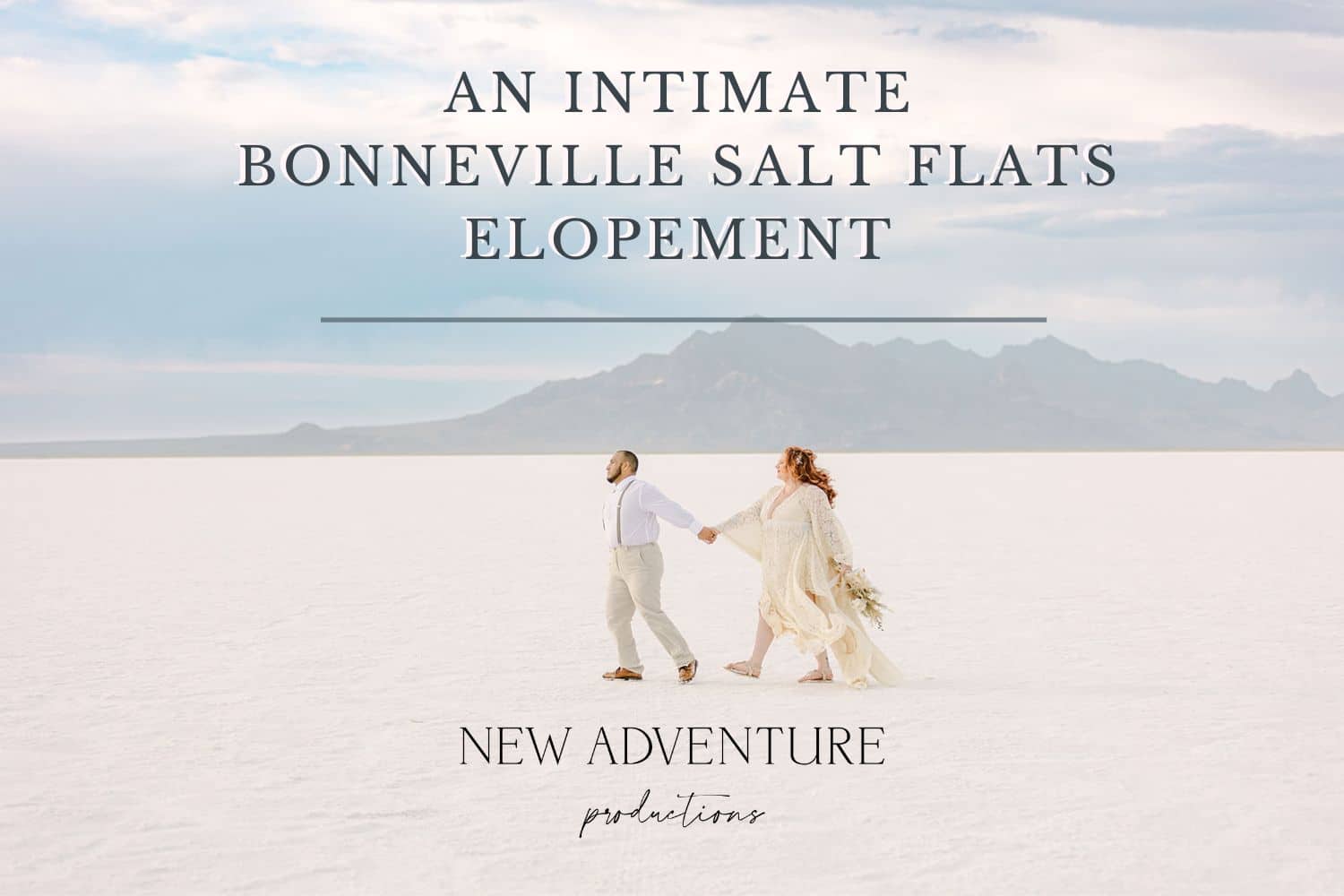 an intimate bonneville salt flats elopement with bride and groom